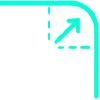 Board corner radius icon