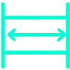 Opening width icon