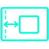 Edge distance icon