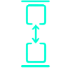 Vertical spacing icon